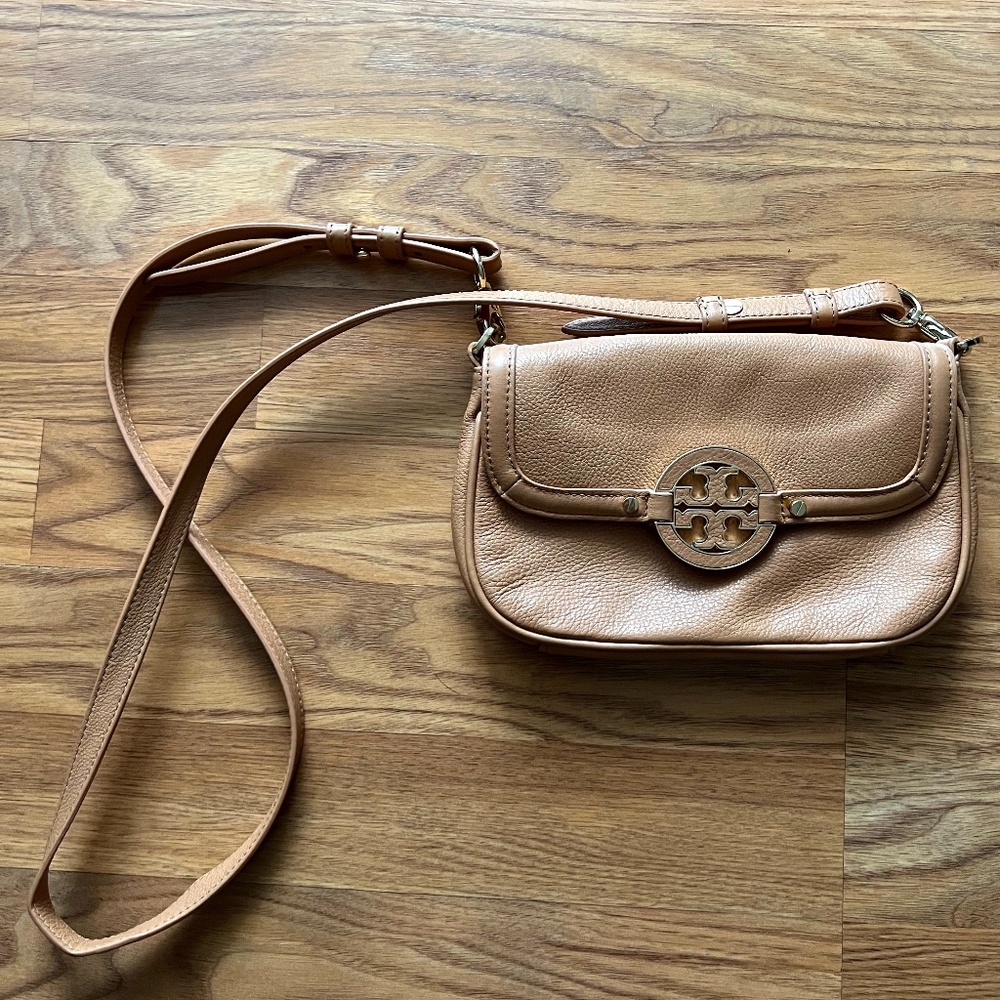 Tory Burch Small Leather Logo Crossbody